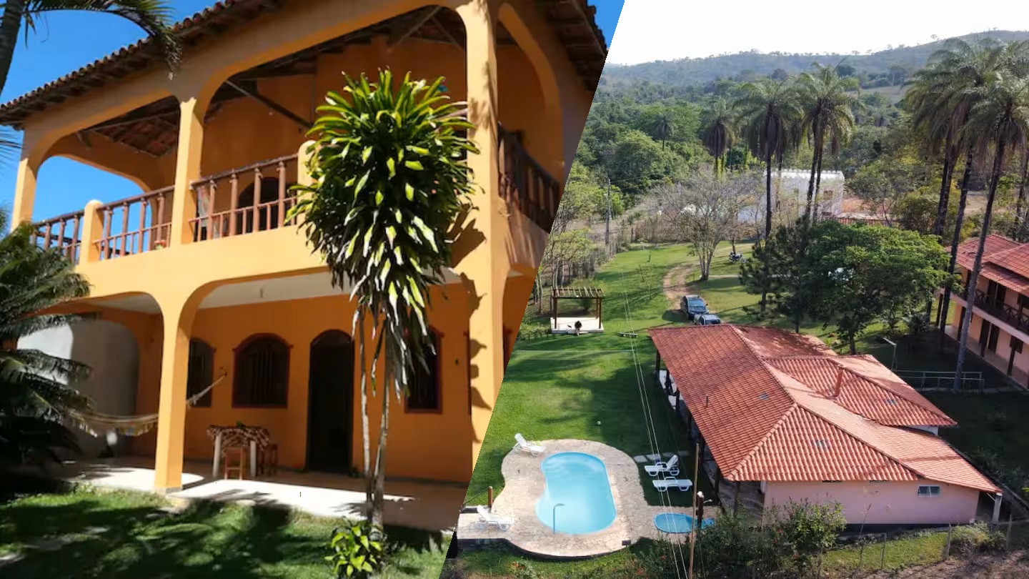 Aluguel de casas de praia em Anchieta - ES ou sítios na região da Serra do Cipó - MG